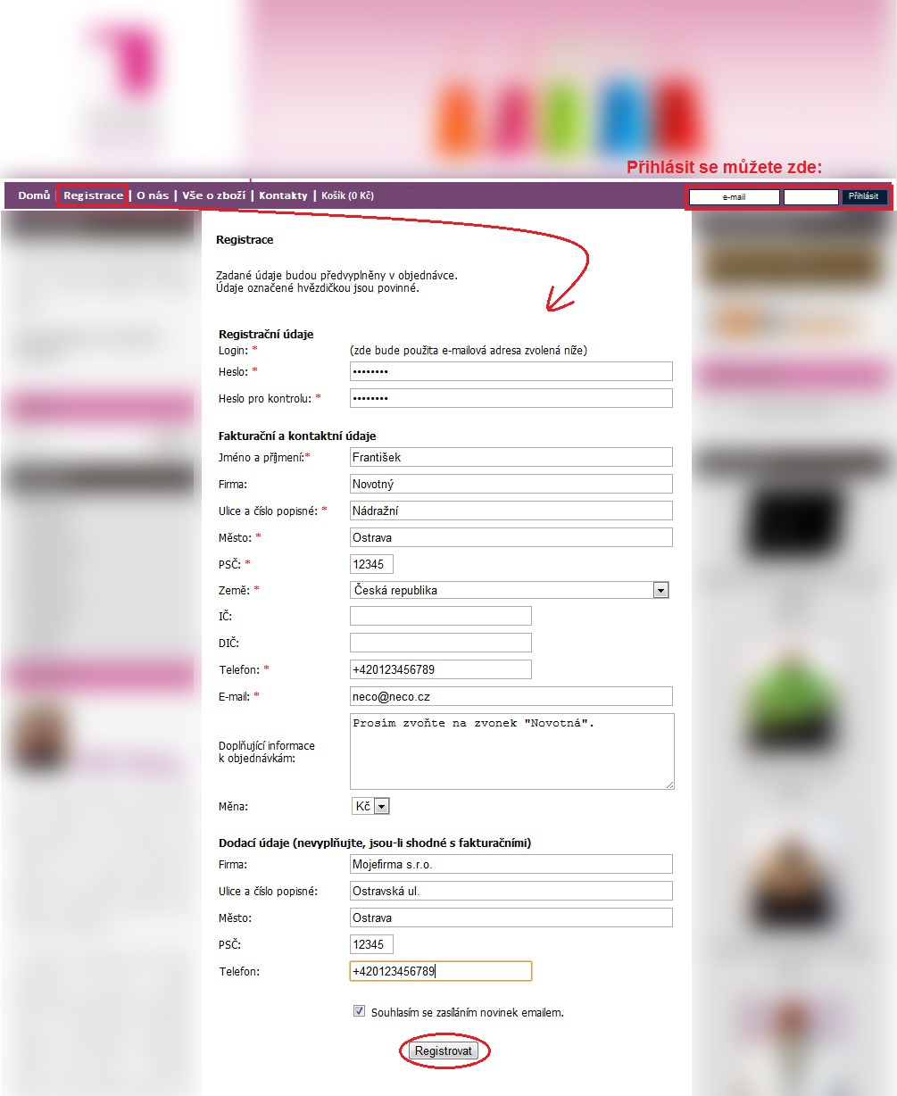 Registracni-formular Registracni-formular